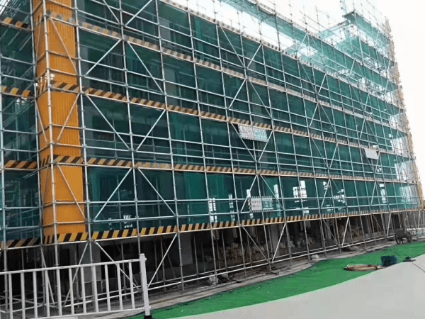 application of ringlock scaffolding