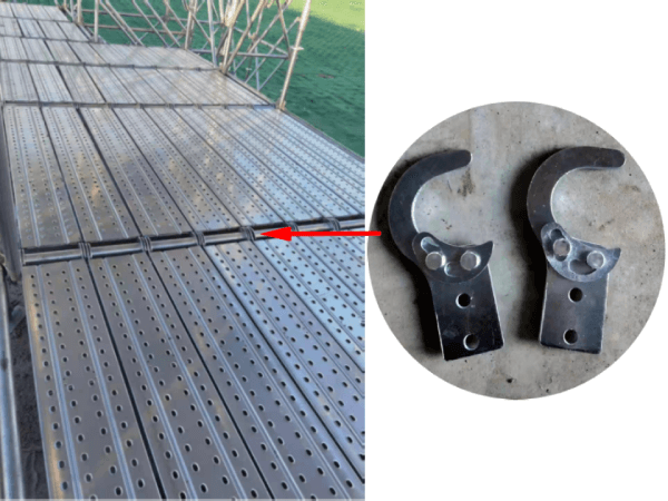 scaffolding plank hooks