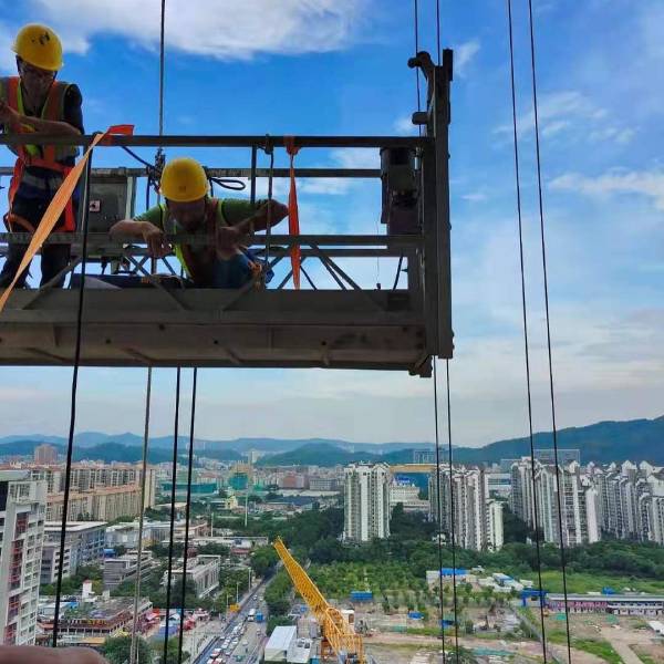 hanging working platform